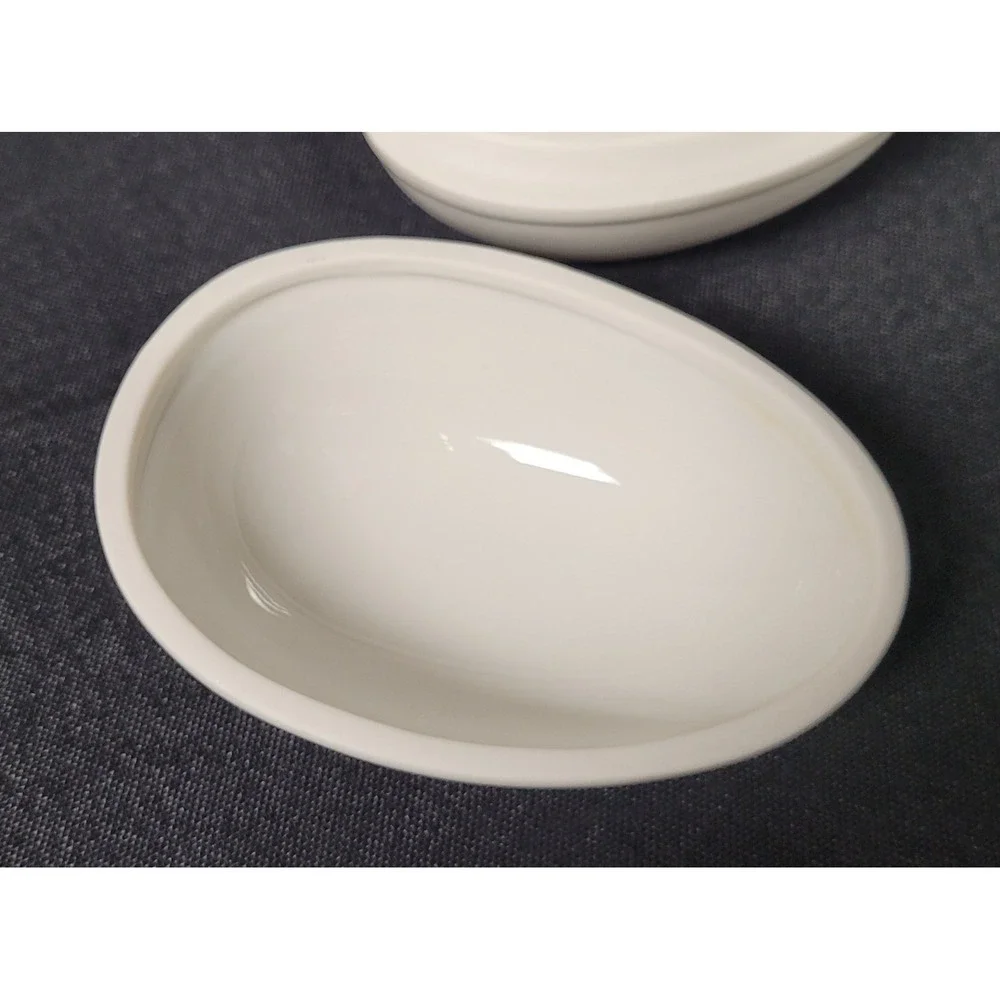 Vintage 1970s/80s Takahashi San Francisco Porcelain Egg-shaped Trinket Box